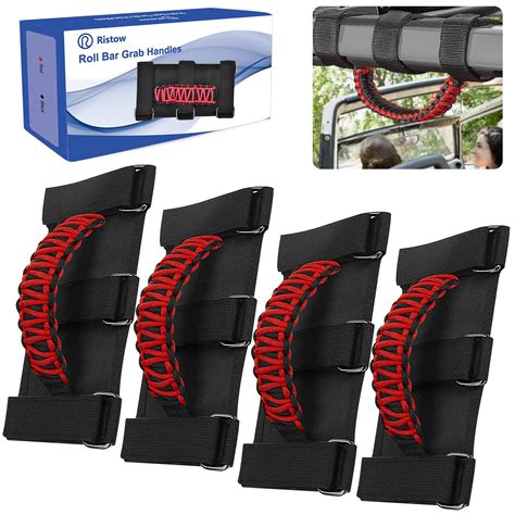 2PCS Car Door Roll Bar Grab Handle Handles Safe for Jeep/Wrangler YJ TJ