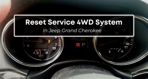 jeep service 4wd system