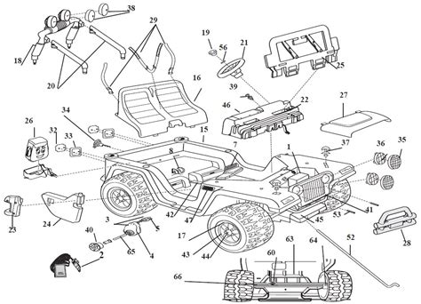 jeep wrangler parts diagram schematic
