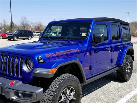 jeep wrangler rubicon blue