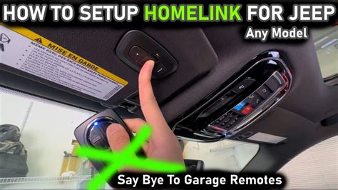 Programming Your Jeep Grand Cherokee’s HomeLink System To Work With