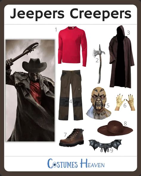 jeepers creepers cosplay real tutorial