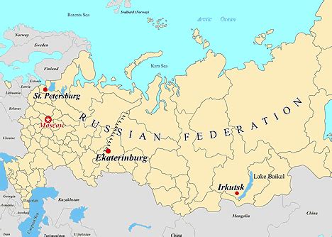 Yekaterinburg Neighborhood Map