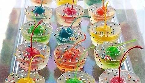 Birthday Cake Jell-O shots | Champagne jello shots, Jello shot recipes