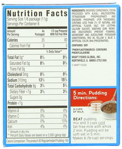 Jello Pudding Bites Ingredients