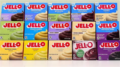 Jello Pudding Flavors Ranked