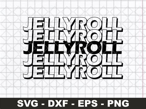 jelly roll name svg