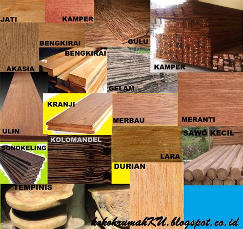 jenis jenis kayu di indonesia