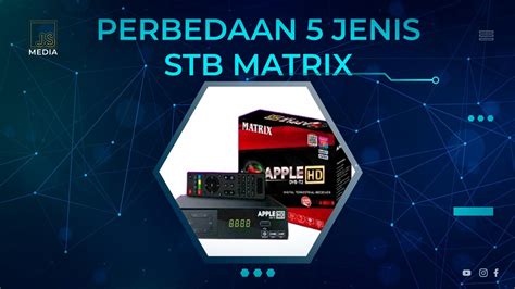 Mengenal Berbagai Jenis Set-Top Box Matrix Terbaik untuk TV Digital Indonesia