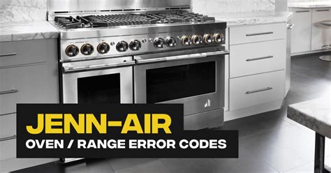 Jenn Air Wall Oven F5 Error Code