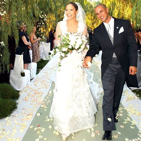 Marc Anthony & Jennifer Lopez Long sleeve gown, Wedding dresses