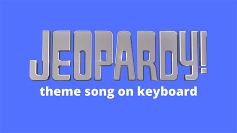 jeopardy theme song in words