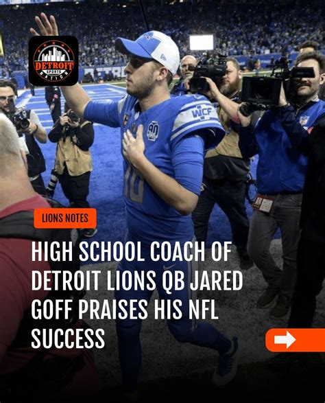 Jared Goff playing football in high school