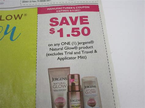 Check This Coupon Out! 1.00 off ONE Jergens Natural Glow Product
