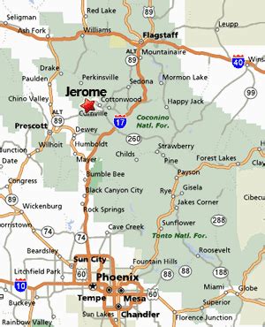 jerome arizona map