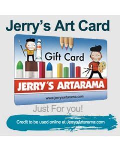jerry's artarama gift card discount