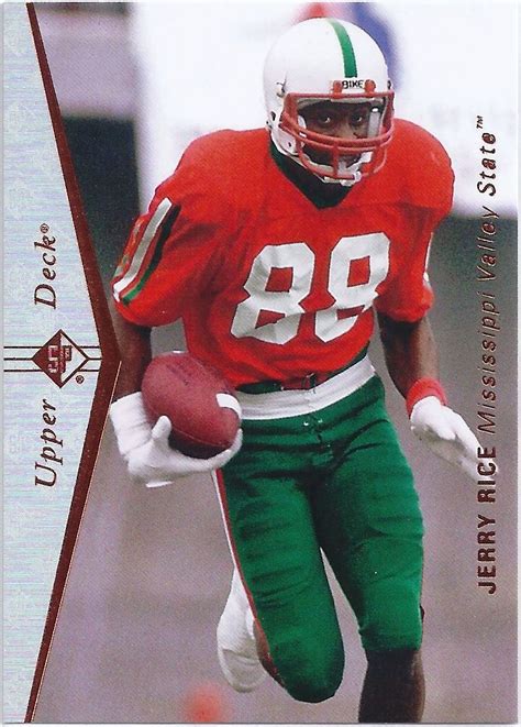 jerry rice college card