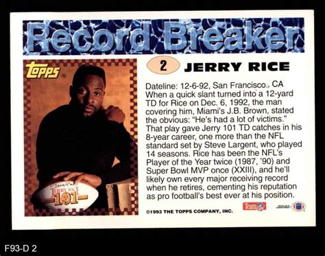 jerry rice college records
