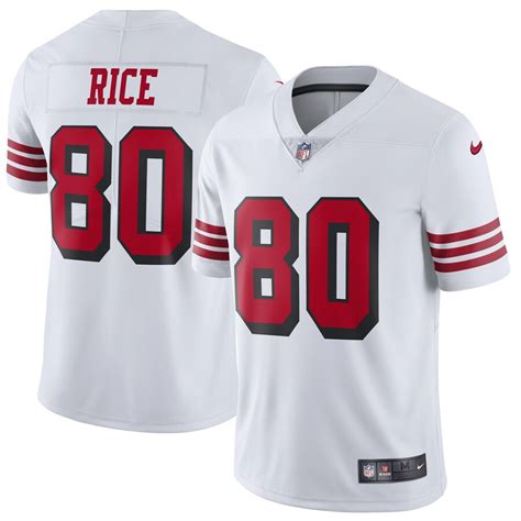 jerry rice jersey white