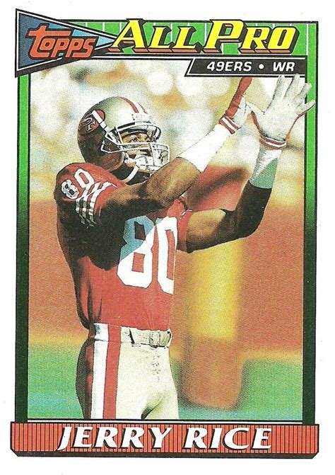 jerry rice trading card