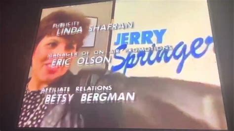 jerry springer ending credits