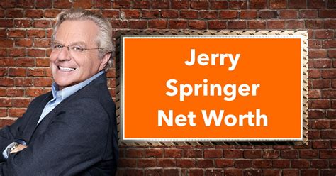 jerry springer net worth today