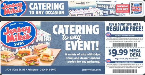 Get The Best Deals And Discounts With Jersey Mike's Coupons