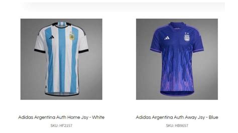 jersey argentina piala dunia 2022
