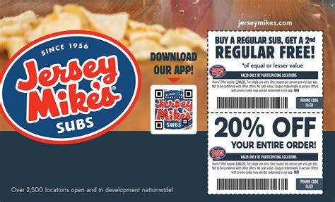 jersey mikes online promo code