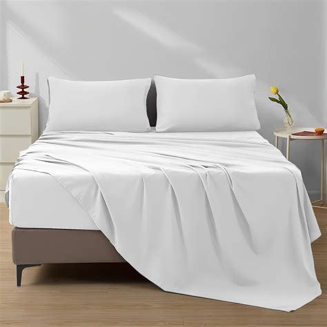 Jersey Sheets Queen White