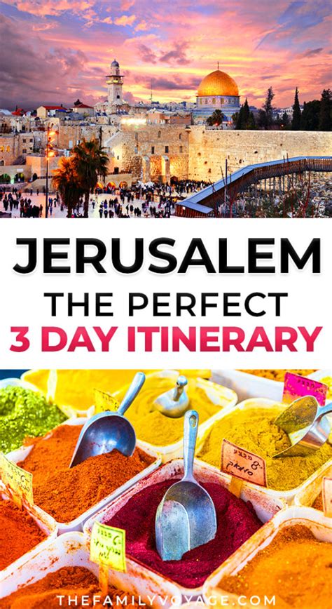 Jerusalem Itinerary