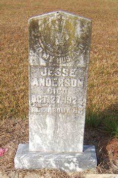 jesse anderson find a grave