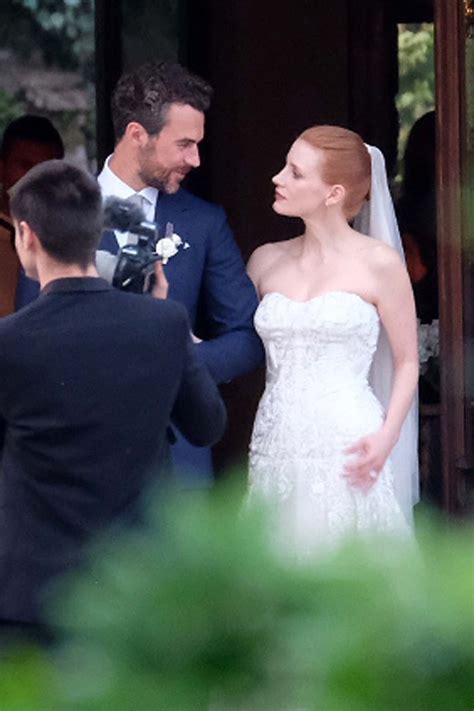 jessica chastain wedding pictures