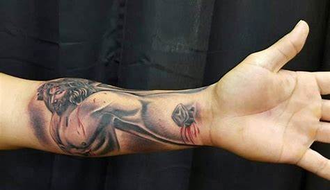 Jesus Tattoo Arm Hand 20 Designs For Men Christ Ink Ideas