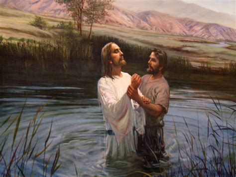 jesus baptized in the jordan river verse