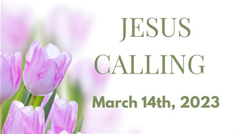 jesus calling march 14