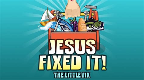 jesus can fix it