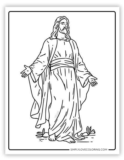 Jesus Coloring Pages With Scriptures
