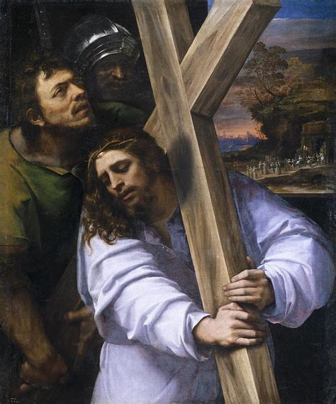 jesus con la cruz a cuestas