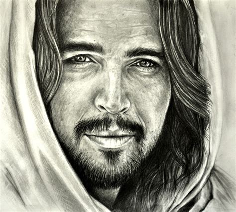 Jesus Face Drawing
