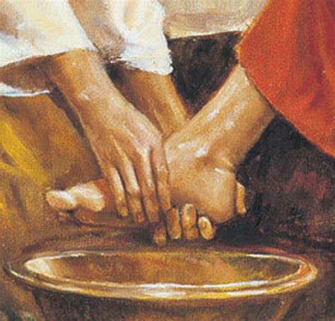 jesus lave les pieds de ses disciples