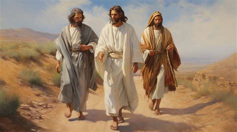 jesus on the road to emmaus images