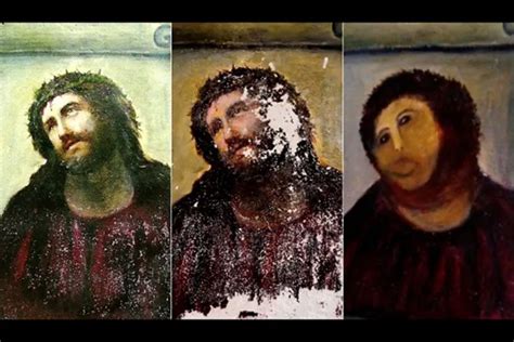 jesus portrait restoration fail