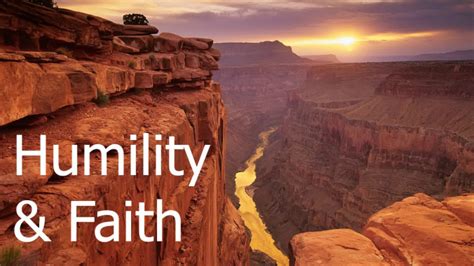 jesus teaching on faith and humility