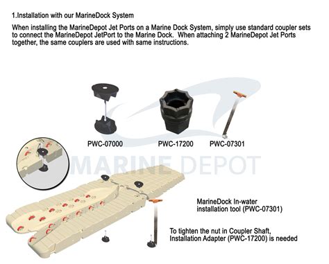 Jet Dock Assembly Tools