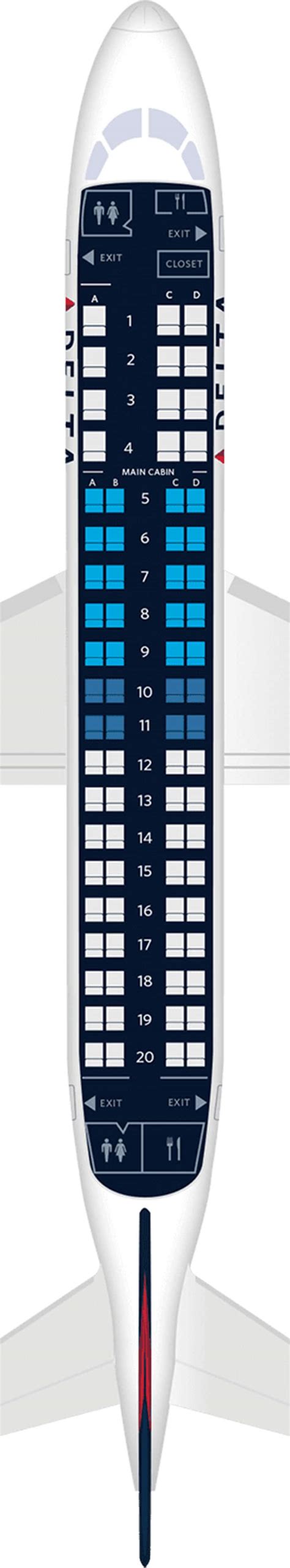 jet embraer 175 seating chart