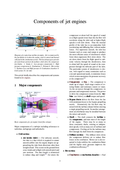 Jet Engine Parts And Functions Pdf