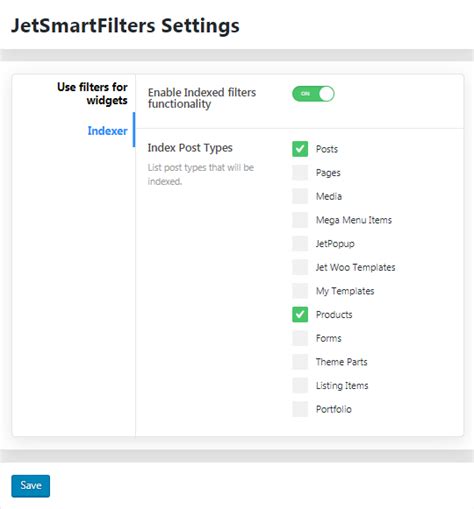 Jet Filter Elementor