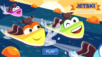 jet ski addition math playground