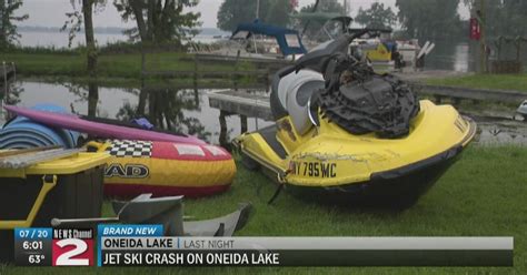 jet ski crashes into fishing boat